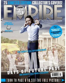 EMPIRE revela el secreto; Portada 10 de 25 de XMen Days of the Future Past, con el joven Profesor X