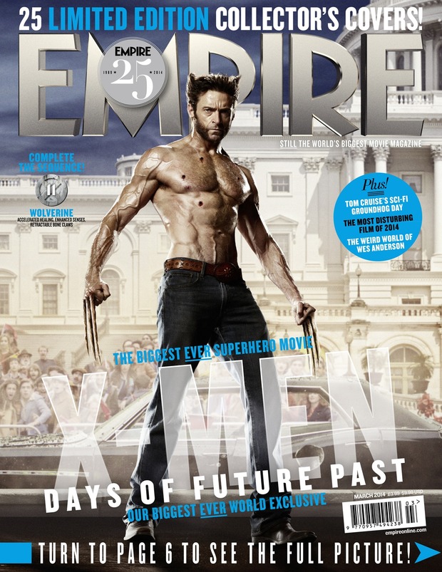 EMPIRE revela el secreto; Portada 11 de 25 de XMen Days of the Future Past, con Lobezno del pasado