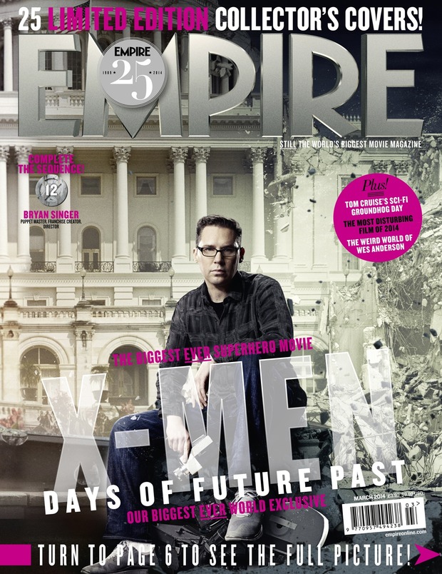 EMPIRE revela el secreto; Portada 12 de 25 de XMen Days of the Future Past, con Bryan Singer