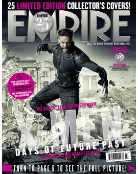 EMPIRE revela el secreto; Portada 13 de 25 de XMen Days of the Future Past, con Lobezno del futuro