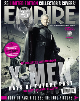 EMPIRE revela el secreto; Portada 15 de 25 de XMen Days of the Future Past, con Magneto del futuro