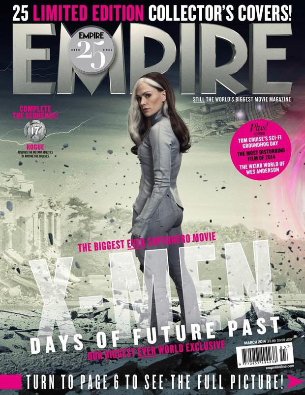 EMPIRE revela el secreto; Portada 17 de 25 de XMen Days of the Future Past, con Pícara