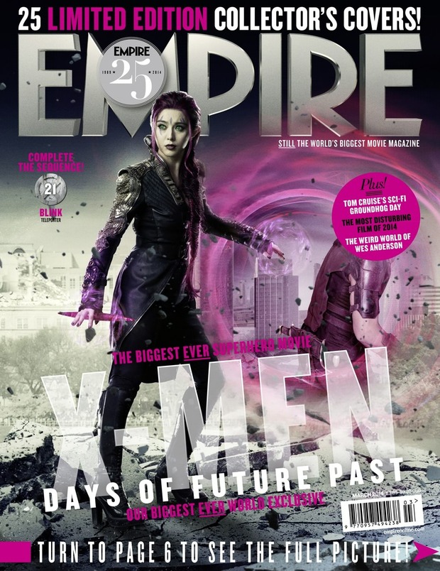 EMPIRE revela el secreto; Portada 21 de 25 de XMen Days of the Future Past, con Blink