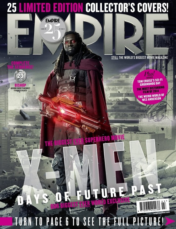 EMPIRE revela el secreto; Portada 23 de 25 de XMen Days of the Future Past, con Bishop