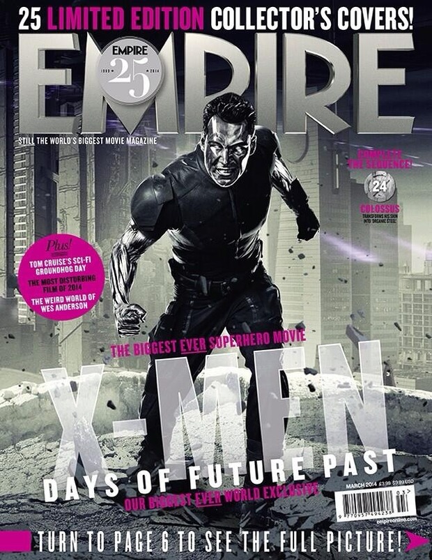 EMPIRE revela el secreto; Portada 24 de 25 de XMen Days of the Future Past, con Coloso