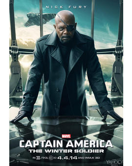 Nuevo póster HD del Capitán América: El Soldado de Invierno con Nick Fury