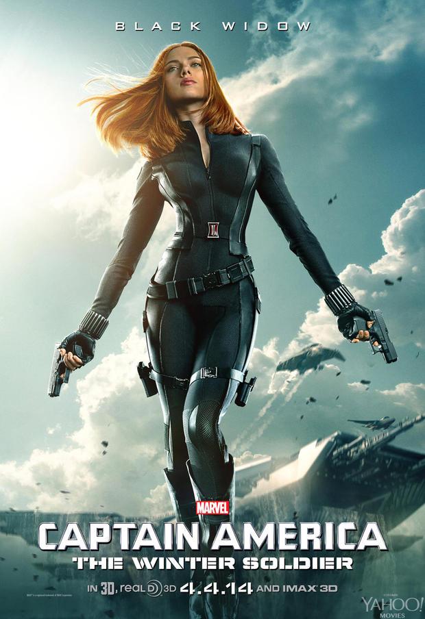 Nuevo póster HD del Capitán América: El Soldado de Invierno con Viuda Negra
