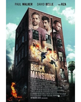 Póster de Brick Mansions, lo último de Paul Walker