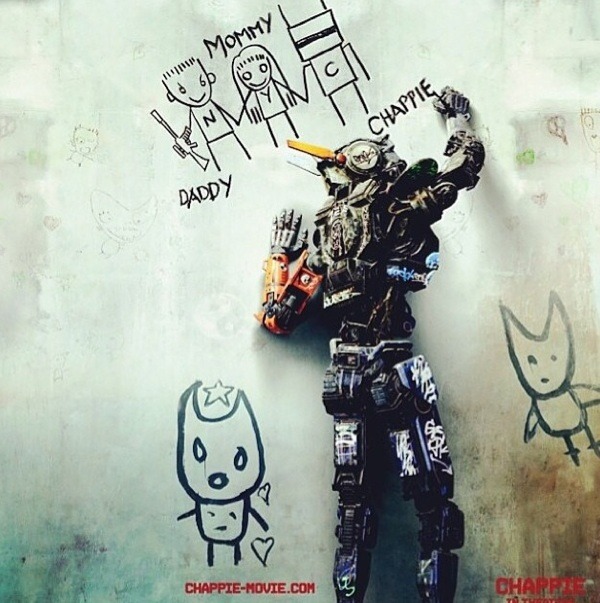 Un mejor vistazo al póster de Chappie, del director de Elysium