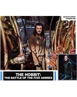 Y otra más protagonizada por Bardo y Tauriel; del número especial de Entertainment Weekly sobre la Comic-Con