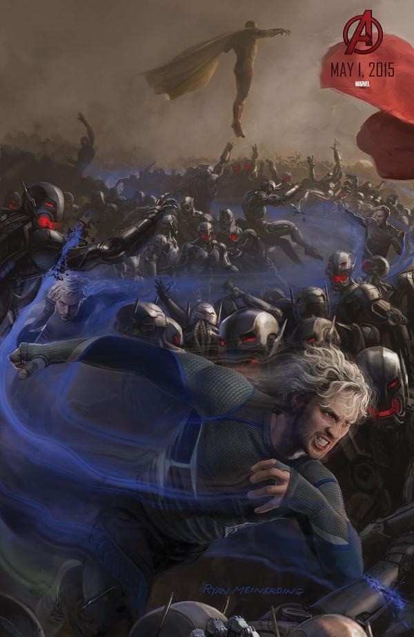 SDCC 14: concept art poster de Quicksilver con el primer vistazo a Visión