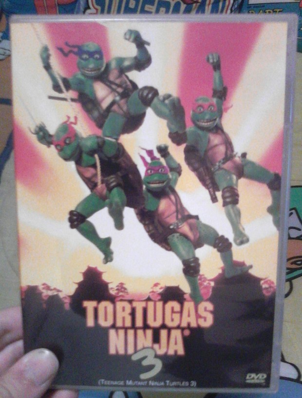 Tortugas Ninja 3. Ya que no sale en Blu-Ray ya he conseguido por 4 leuros en cex el DVD...