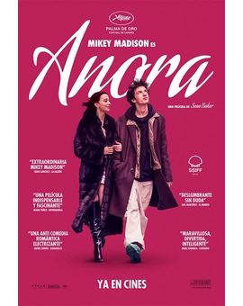 Anora. Otra película que nos quedamos sin edición en físico.
