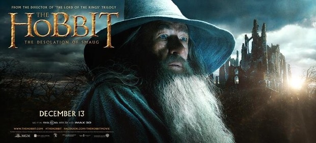 El Hobbit. La Desolación de Smaug. Poster Gandalf