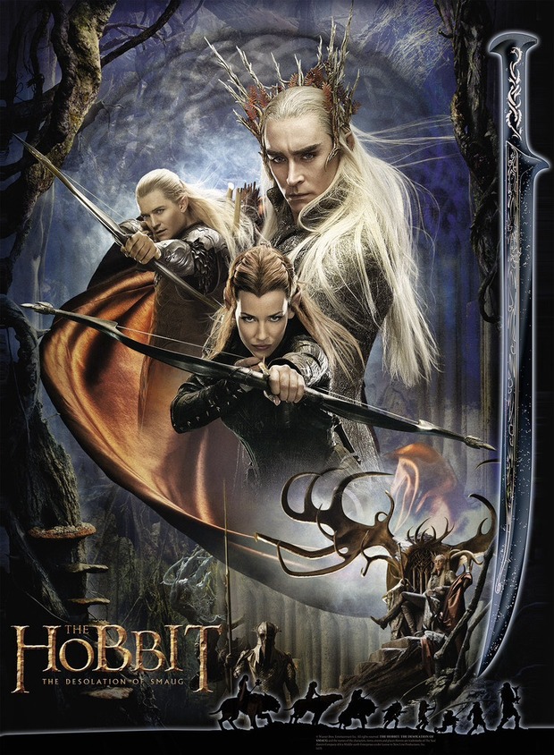 EL Hobbit. La Desolación de Smaug. Nuevo poster.