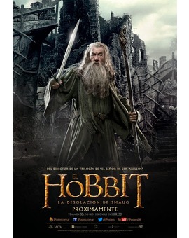 El Hobbit. La Desolación de Smaug. Poster de Gandalf.