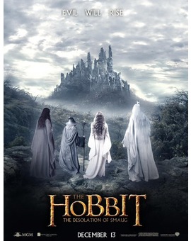 El Hobbit. La Desolación de Smaug. Poster del Concilio Blanco.