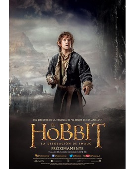 El Hobbit. La Desolación de Smaug. Poster de Bilbo.