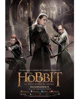 El Hobbit. La Desolación de Smaug. Poster Elfos.