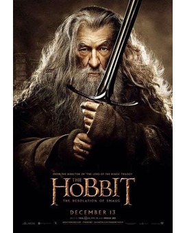 El Hobbit. La Desolación de Smaug. Poster Gandalf.