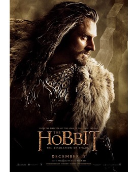El Hobbit. La Desolacion de Smaug. Poster Thorin.