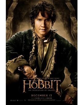 El Hobbit. La Desolacion de Smaug. Poster Bilbo.