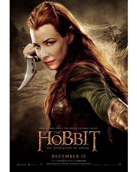 El Hobbit. La Desolacion de Smaug. Poster Tauriel.