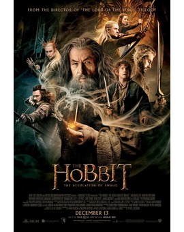 El Hobbit. La Desolación de Smaug. Poster.