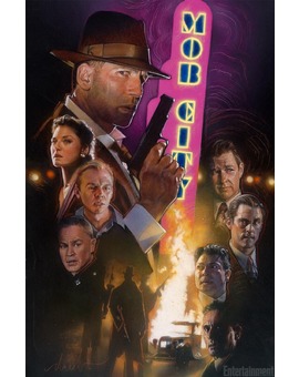 Poster de la serie MOB CITY de FRANK DARABONT por DREW STRUZAN.