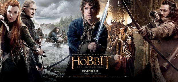 El Hobbit. La Desolación de Smaug. Poster.