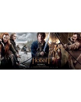 El Hobbit. La Desolación de Smaug. Poster.