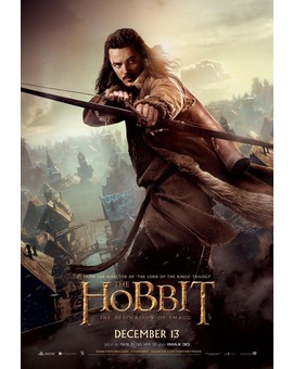 EL HOBBIT. LA DESOLACIÓN DE SMAUG. Poster BARDO