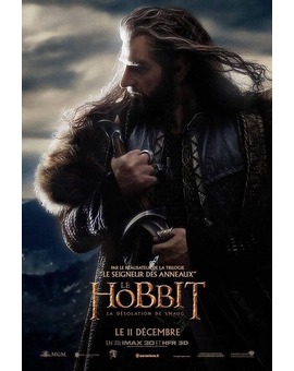 EL HOBBIT. LA DESOLACIÓN DE SMAUG. Poster THORIN (Francia)