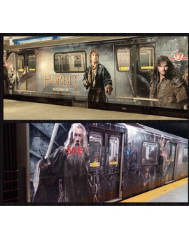 LA DESOLACIÓN DE SMAUG viaja en el metro de Toronto.
