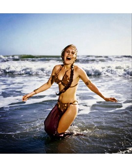 (Para ELIPSIS). El día de playa de LEIA. STAR WARS VI