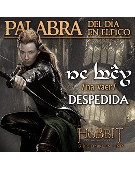 Palabra del día en elfico.