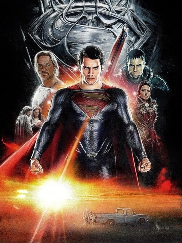 MAN OF STEEL. Poster de PAUL SHIPPER.
