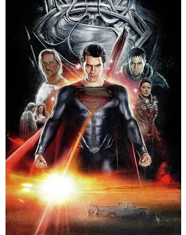 MAN OF STEEL. Poster de PAUL SHIPPER.