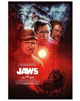 JAWS. Poster de PAUL SHIPPER.