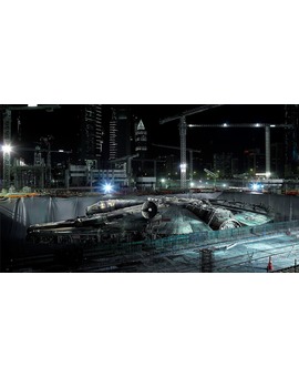 J.J.ABRAMS ya tiene su HALCÓN MILENARIO construido a escala 1:1, interior y exterior, en Pinewood. STAR WARS VII