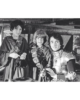 ANTHONY DANIELS con un par de JAWAS, Uchiniiiii. STAR WARS IV