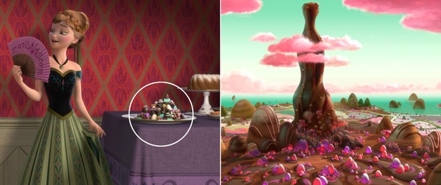 Invitados en FROZEN. ROMPE RALPH