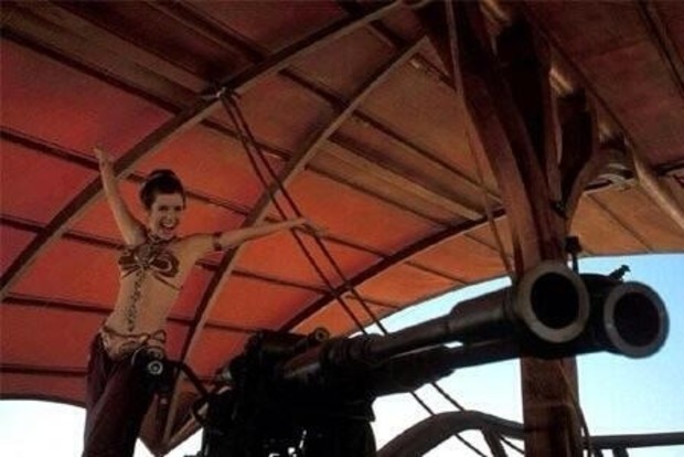 Tiro perfecto, LEIA (CARRIE FISHER). STAR WARS VI