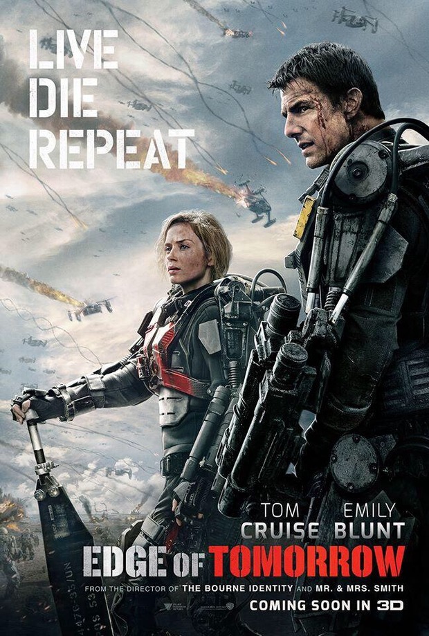 EDGE OF TOMORROW. Poster.