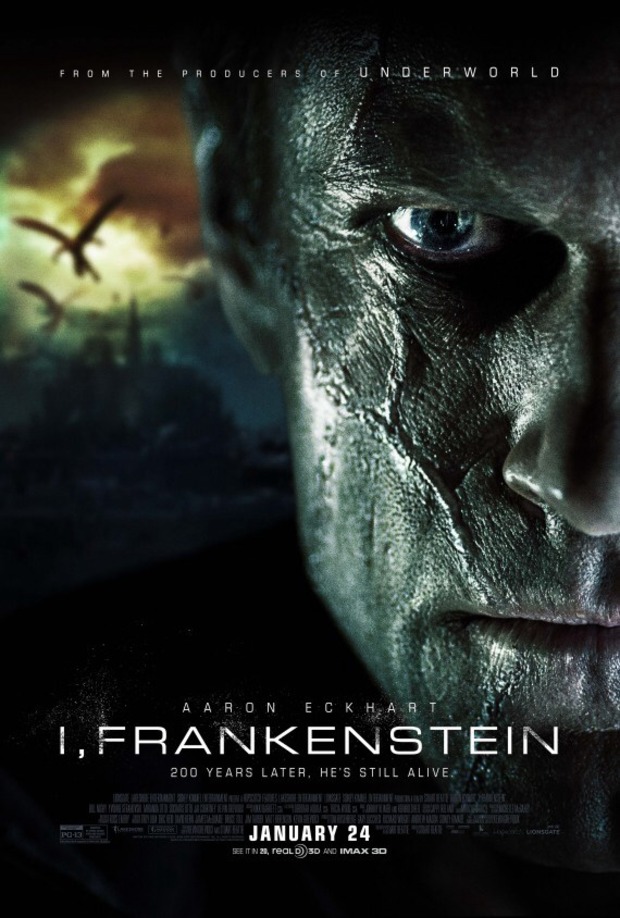 I, FRANKESTEIN. Poster.