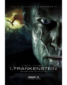 I, FRANKESTEIN. Poster.