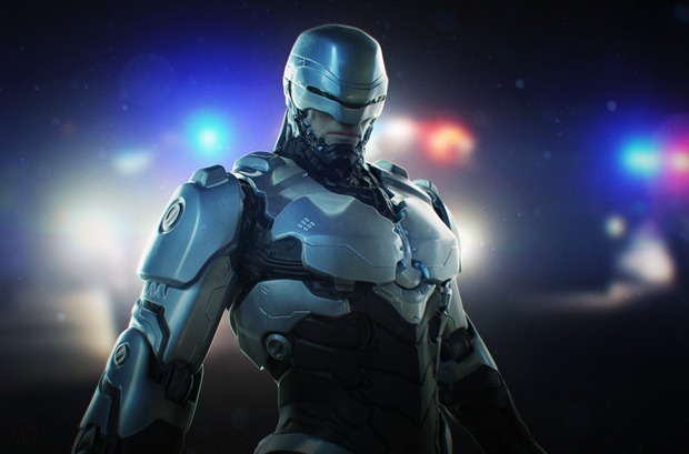 La propuesta para ROBOCOP de FURIO TEDESCHI. Mucho más impresionante.