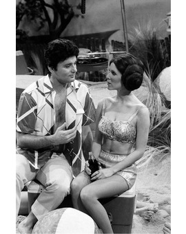 CARRIE FISHER y BILL MURRAY en un sketch de SATURDAY NIGHT LIVE en 1978
