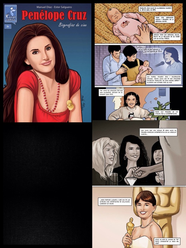 ¡Un cómic biográfico de Penélope Cruz!