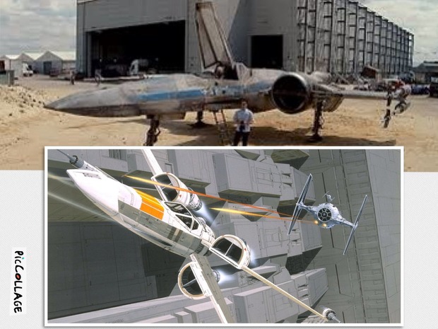 Pues como dice Khan, es el X-Wing de Ralph McQuarrie.